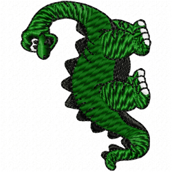 Dinosaur Embroidery Design 2